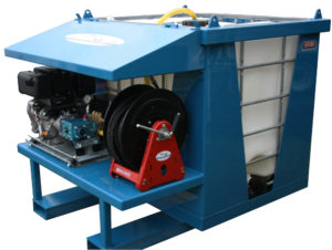 Skid-mounted-IBC-Diesel-power-washer