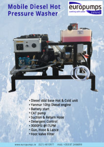 mobile diesel hot pressure washer