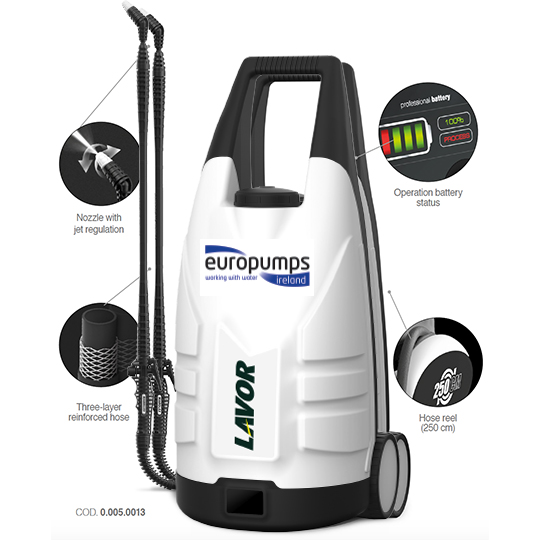 SANIX PRO22 Cleaning and Disinfection Trolley pressure sprayer